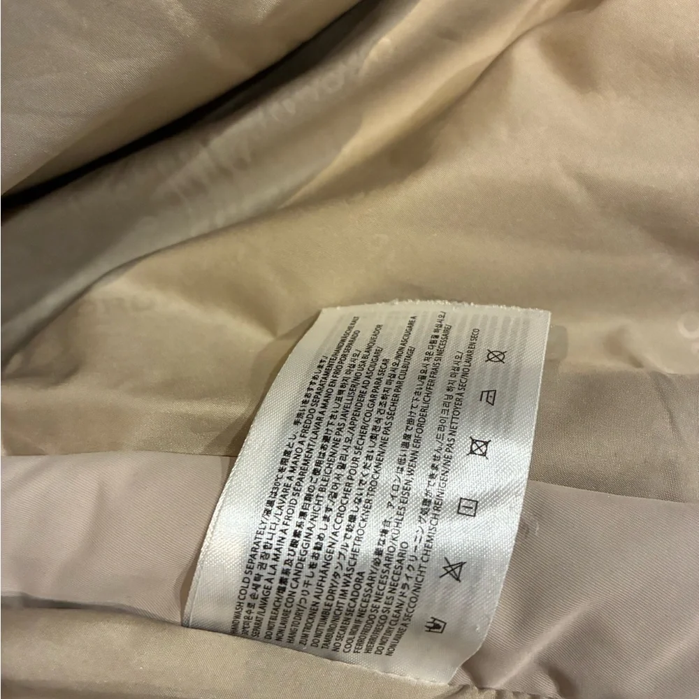 Orolay Light Tan Puffer Jacket Quilted Insulated Size Small - Picture 8 of 11